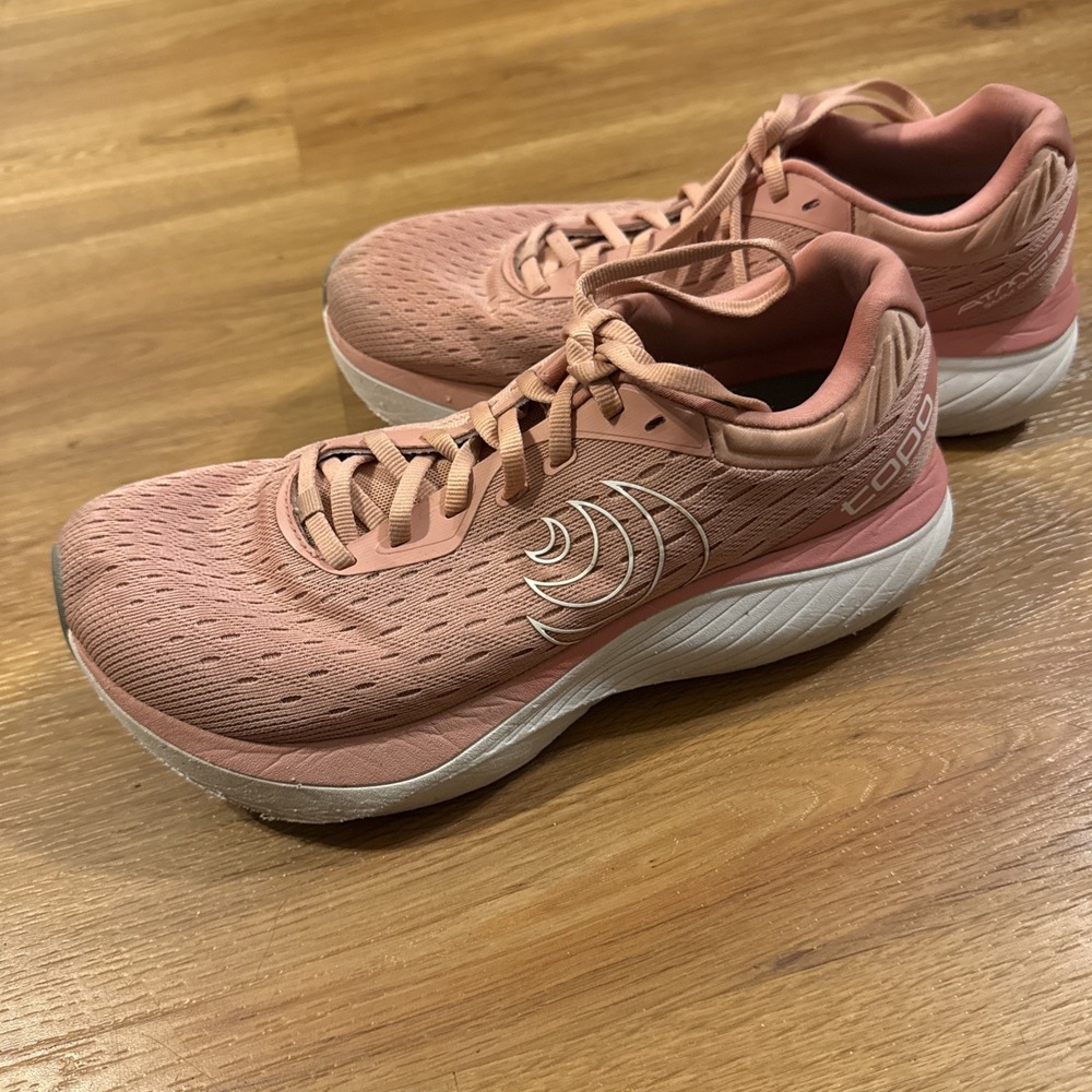 Topo Athletic Sneakers Women 8.5M Atmos Running Shoes Dusty Rose Road 5MM Drop - Picture 9 of 16